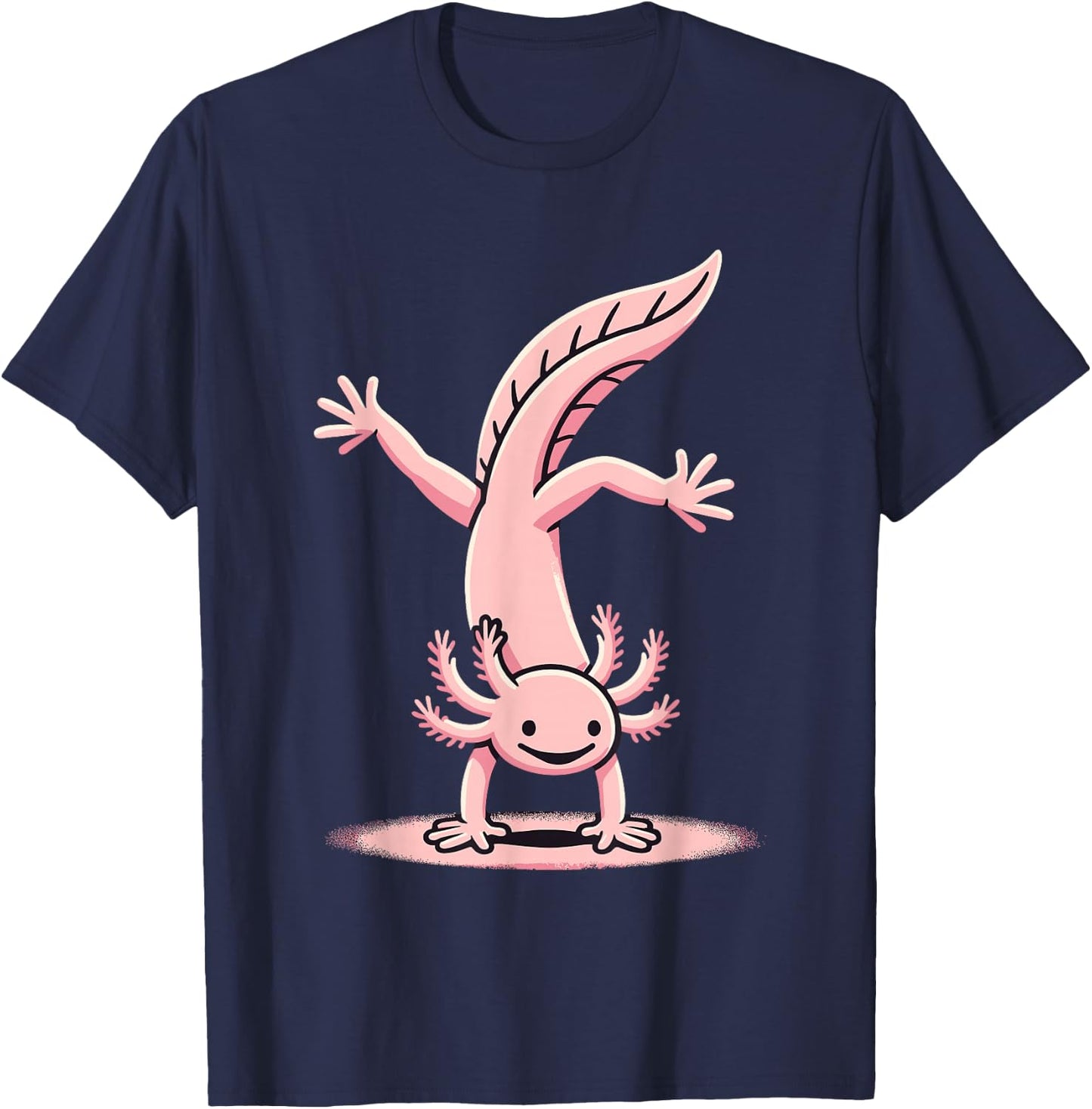 Axolotl Acrobatics Cartwheel Acrobat for Gymnastics Lover T-Shirt - T-Shirt | Navy