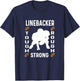Linebacker - Player Funny Graphic Saying Line Backer Defense T-Shirt - T-Shirt | Navy