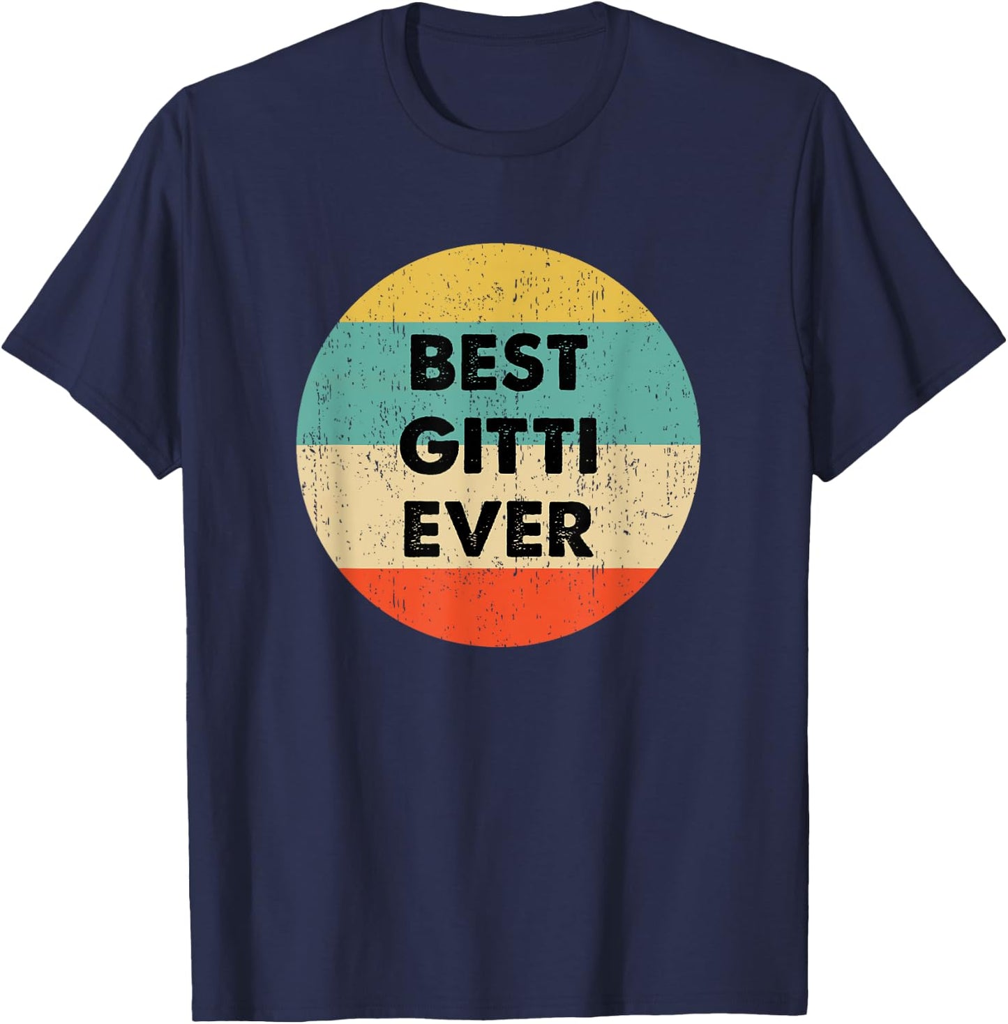 Gitti Vorname - Klassisch, Schwarz, , Kurzarm, , S (EU) T-Shirt - T-Shirt | Navy