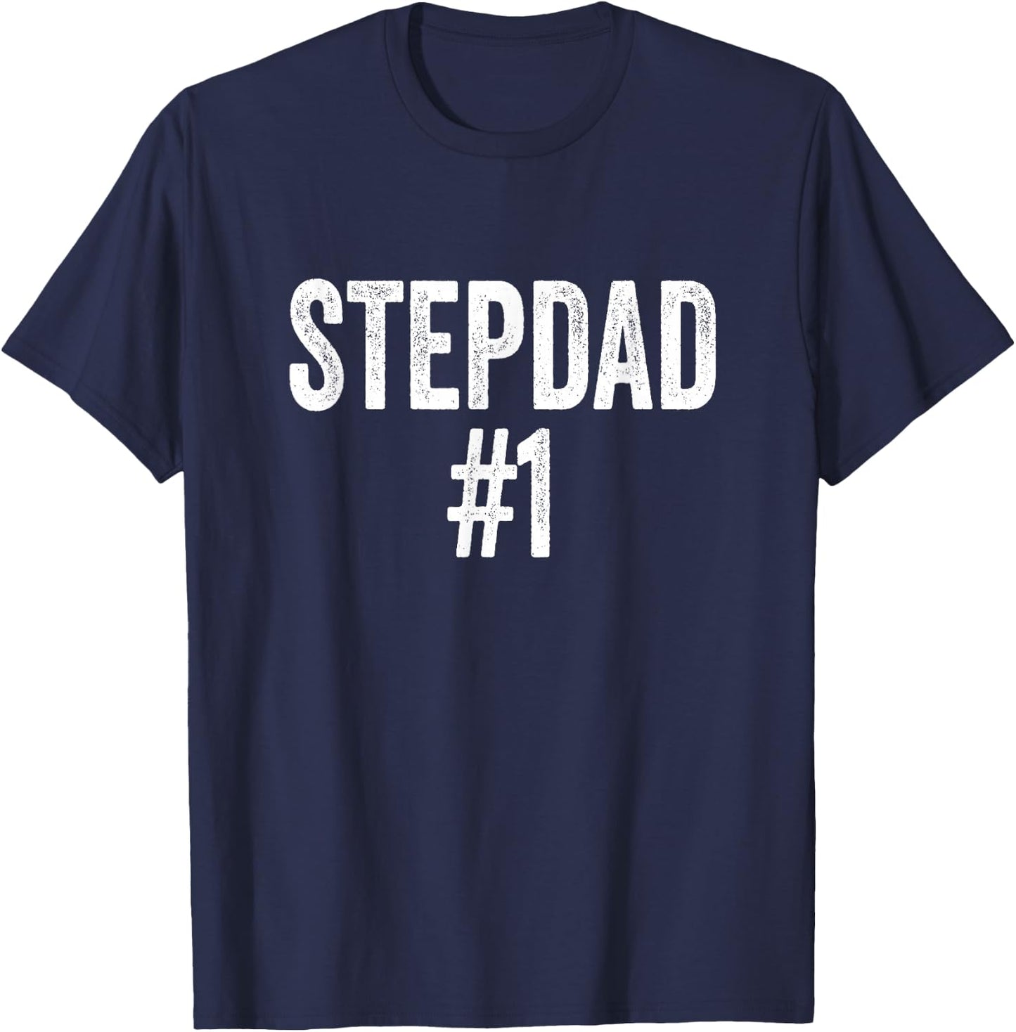 Number 1 Stepdad T-Shirt - T-Shirt | Navy