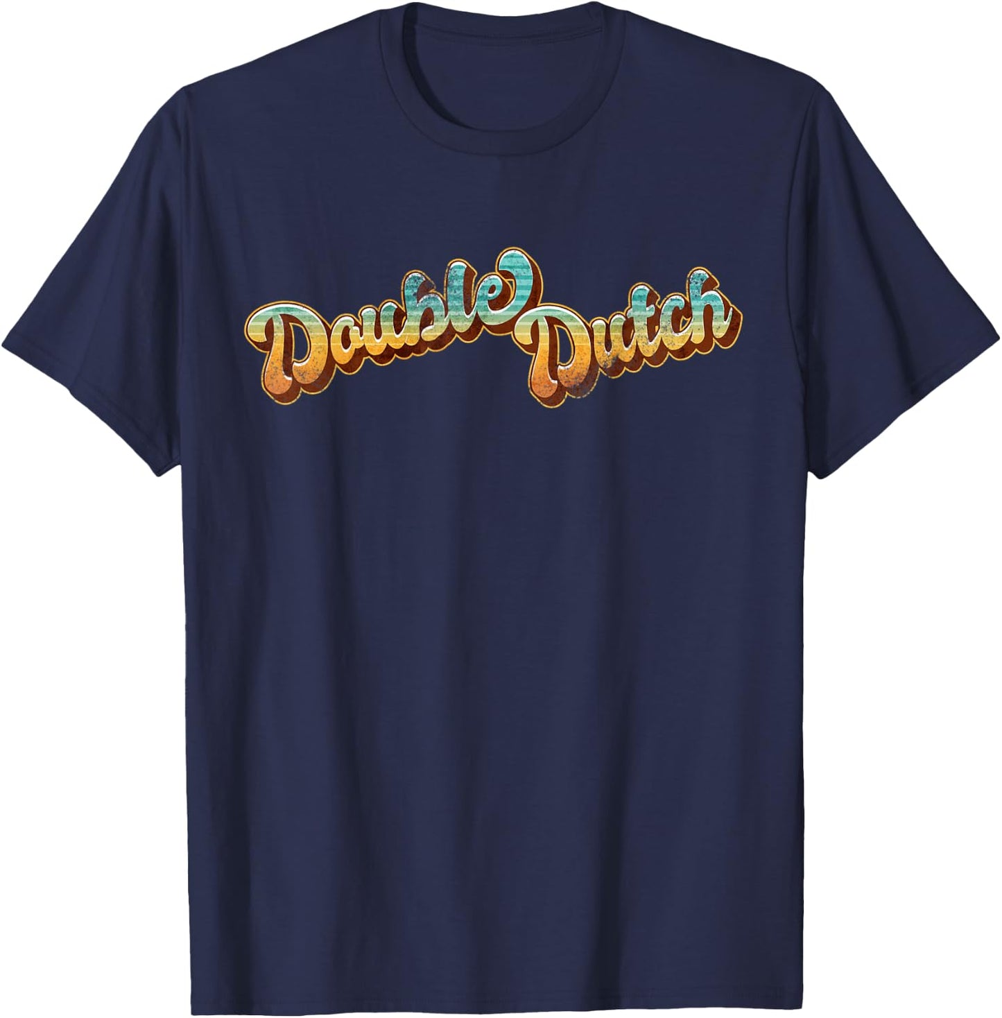 Double Dutch Shirt Childhood Games From the 80s 90s Costume T-Shirt - T-Shirt | Navy