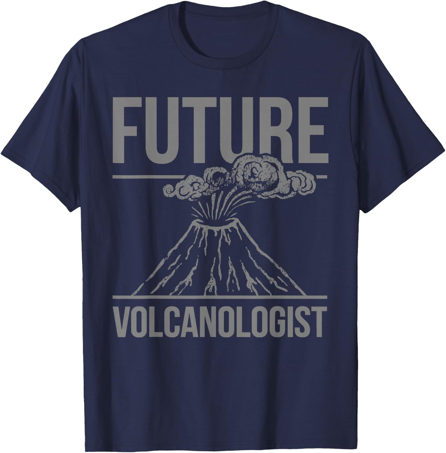 Volcano Art for Kids Boys Girls Volcano Lover Volcanologist T-Shirt - T-Shirt | Navy