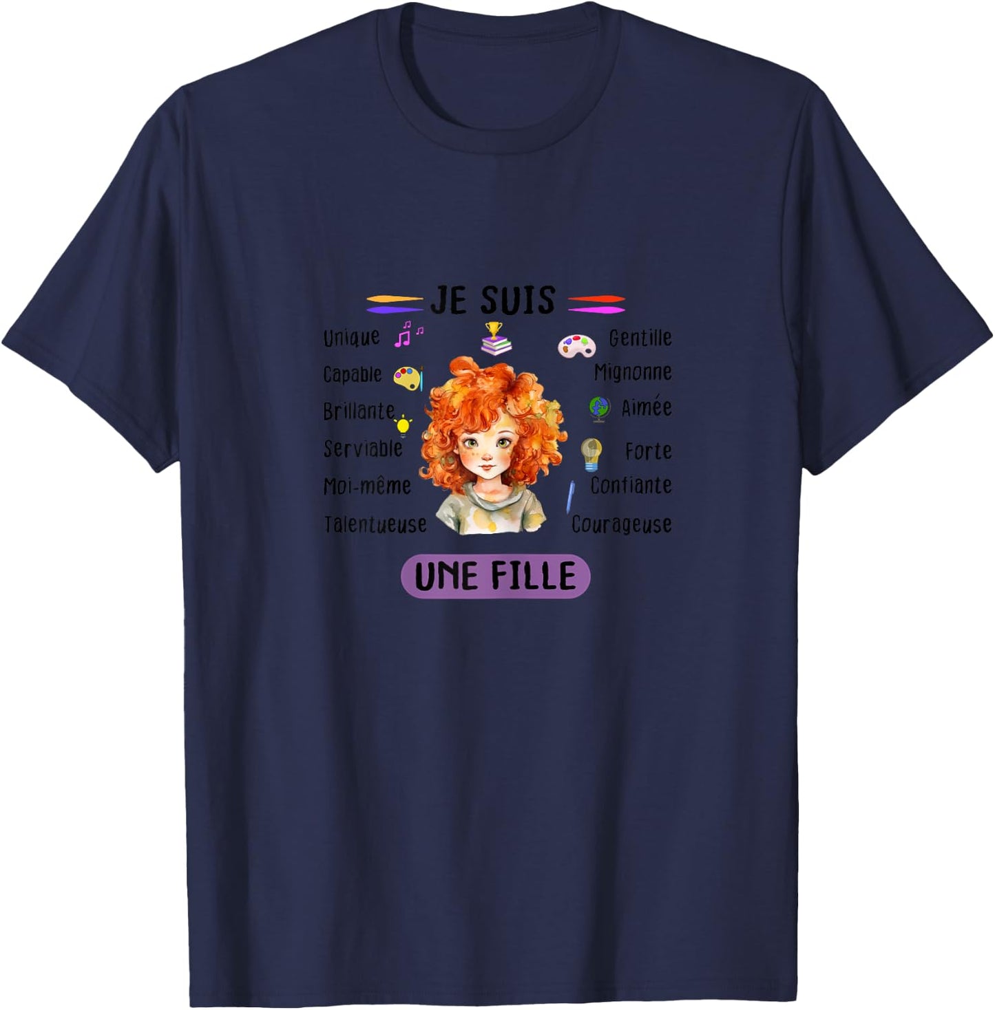 Back to School Party , white, Female X-Small T-Shirt - T-Shirt | Navy