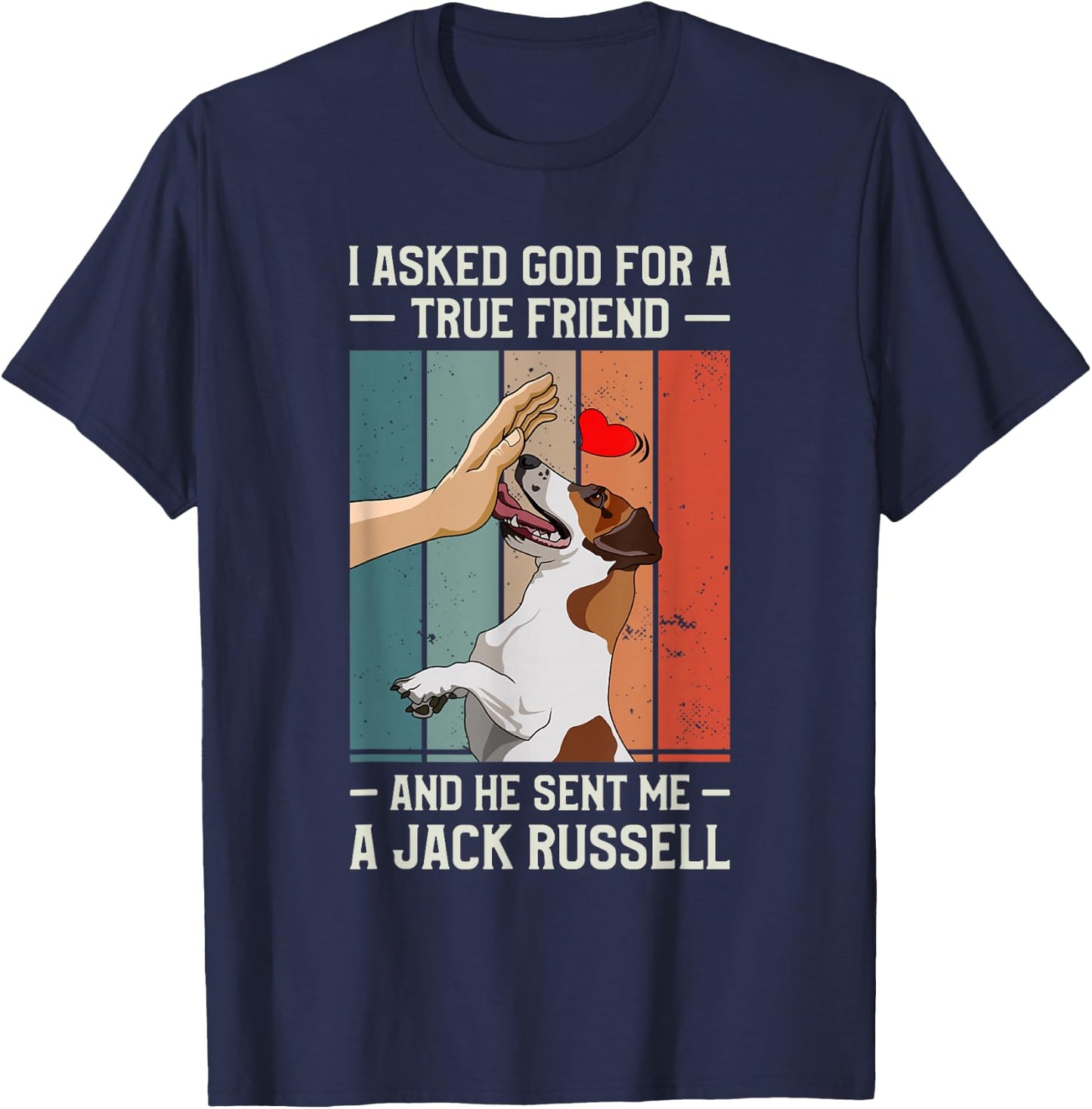 Jack Russell Terrier Jack Russells Dog T-Shirt - T-Shirt | Navy