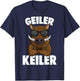 Men's Wild Boar Hunter , Green T-Shirt - T-Shirt | Navy