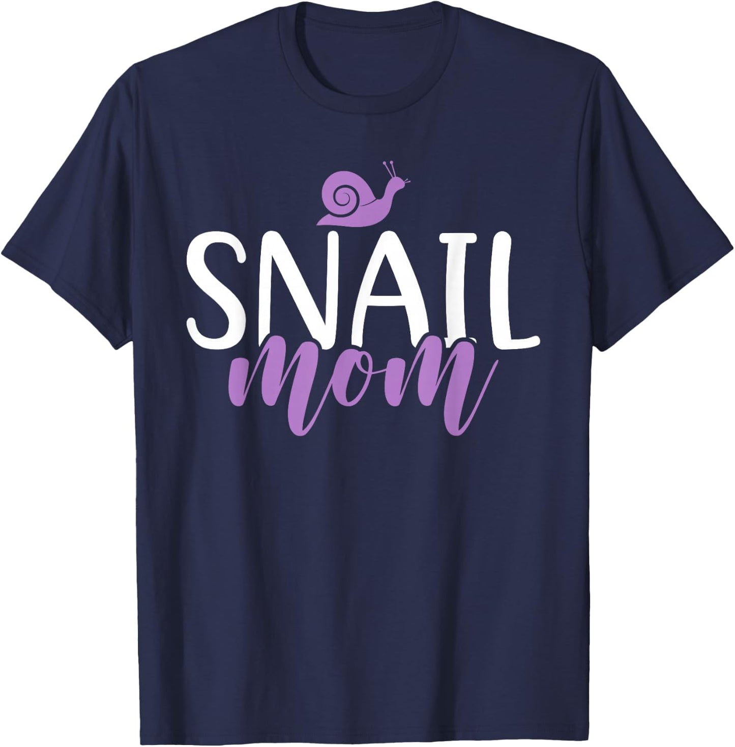 Snail Mom T-Shirt - T-Shirt | Navy