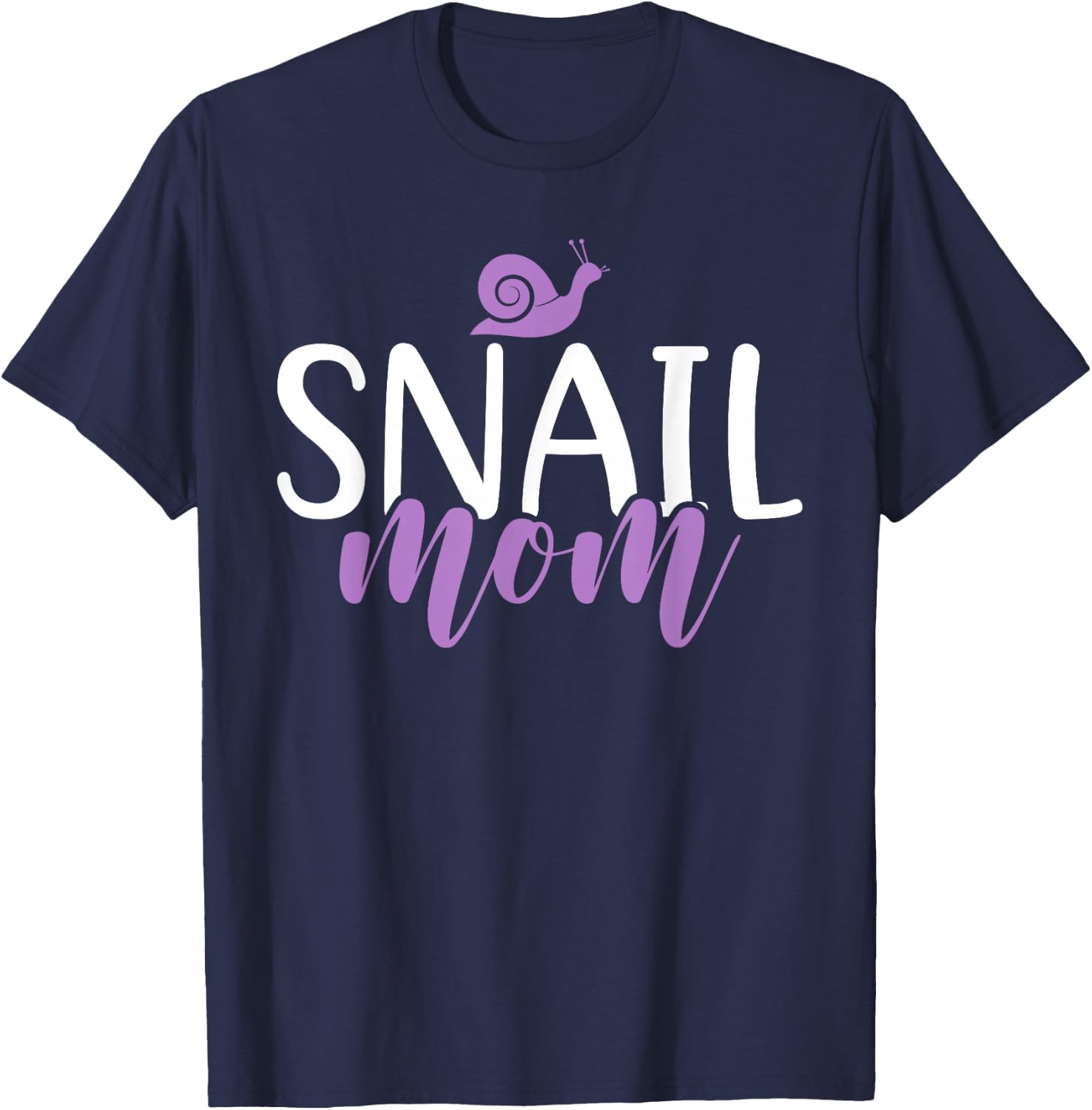 Snail Mom T-Shirt - T-Shirt | Navy