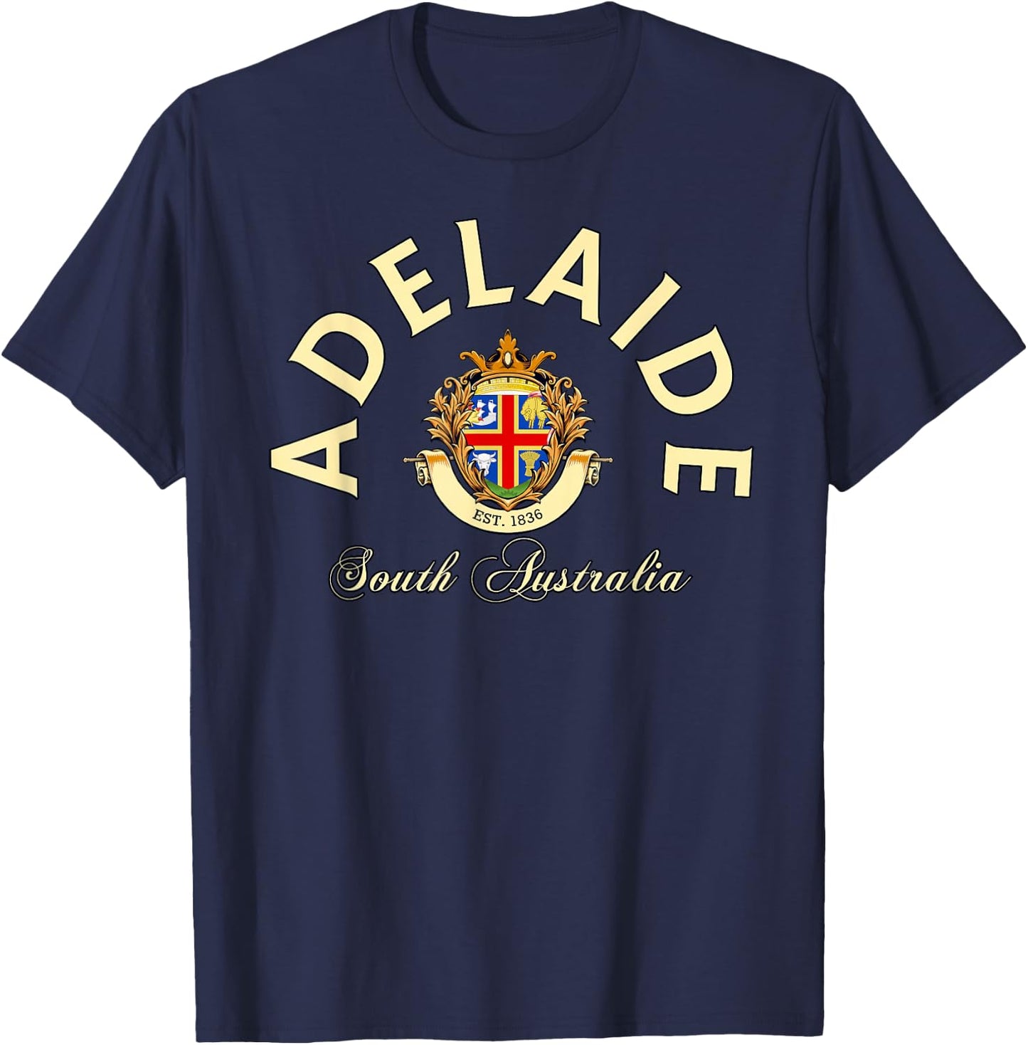 Adelaide South Australia Australian Kangaroo Adelaide T-Shirt - T-Shirt | Navy