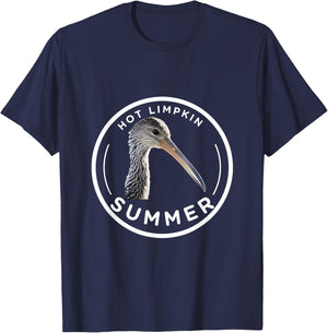 Hot Limpkin Summer Birding Watching Birds T-Shirt - T-Shirt | Navy