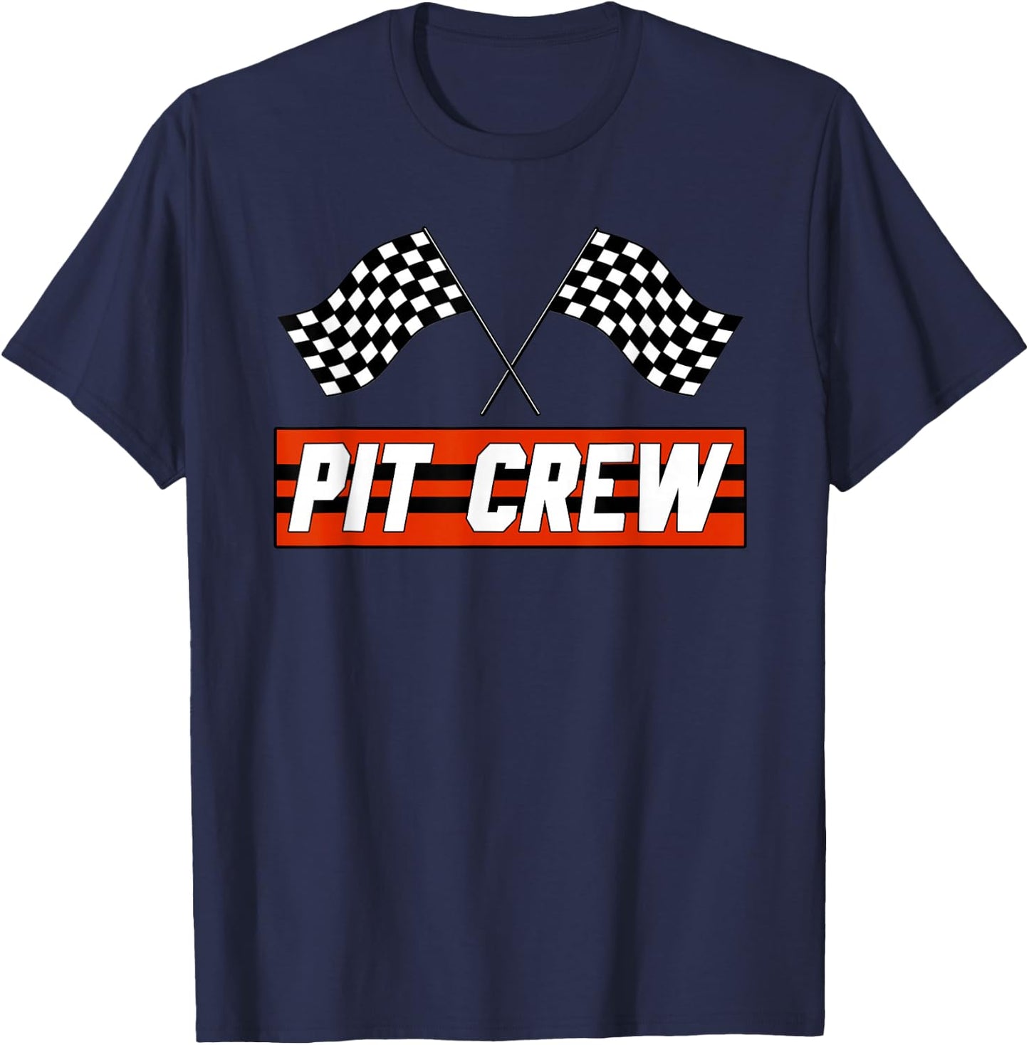 PIT CREW Race Car - Hosting Parties T-Shirt - T-Shirt | Navy