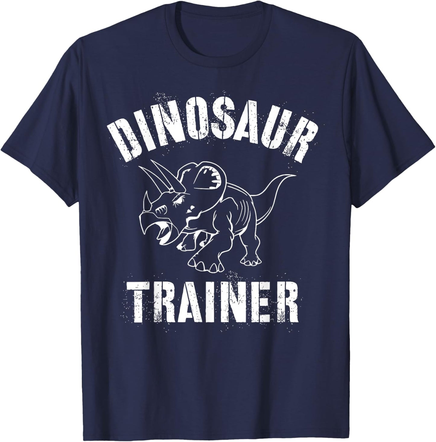 Dinosaur Trainer Funny Dinosaur T-Shirt - T-Shirt | Navy