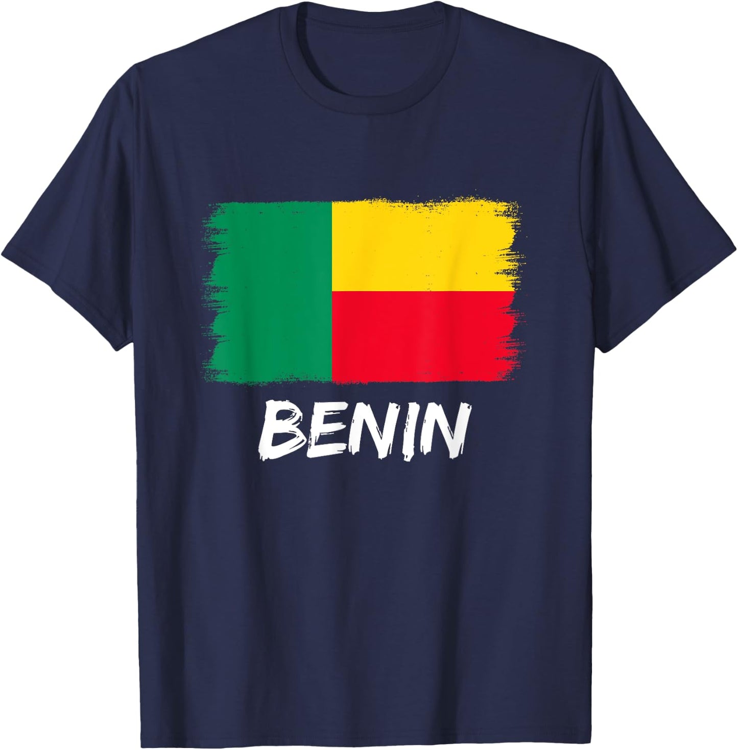 Beninische Flagge Benin T-Shirt - T-Shirt | Navy