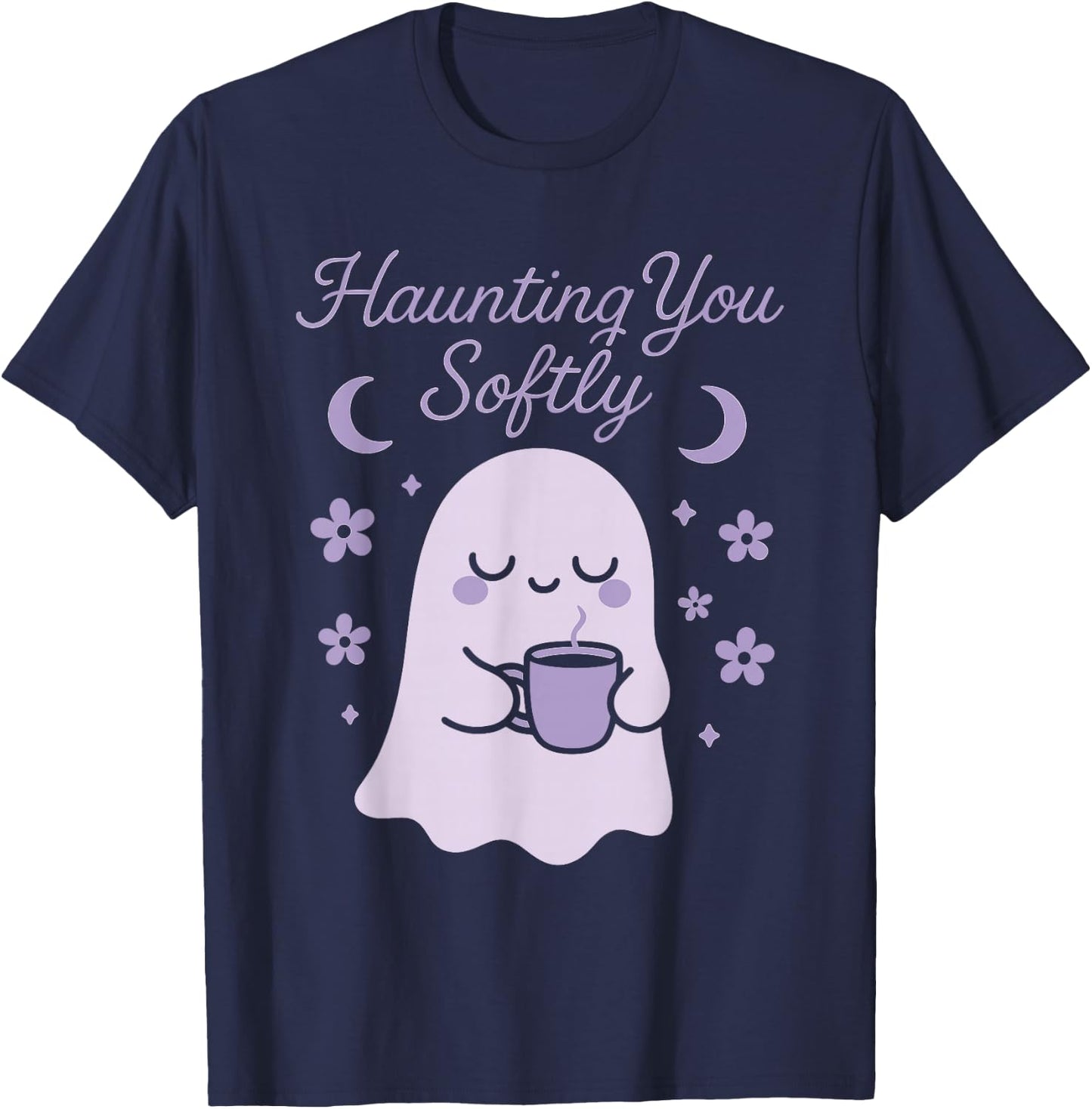 Wholesome Goth Energy Softcore Mental Health Cute but Creepy T-Shirt - T-Shirt | Navy