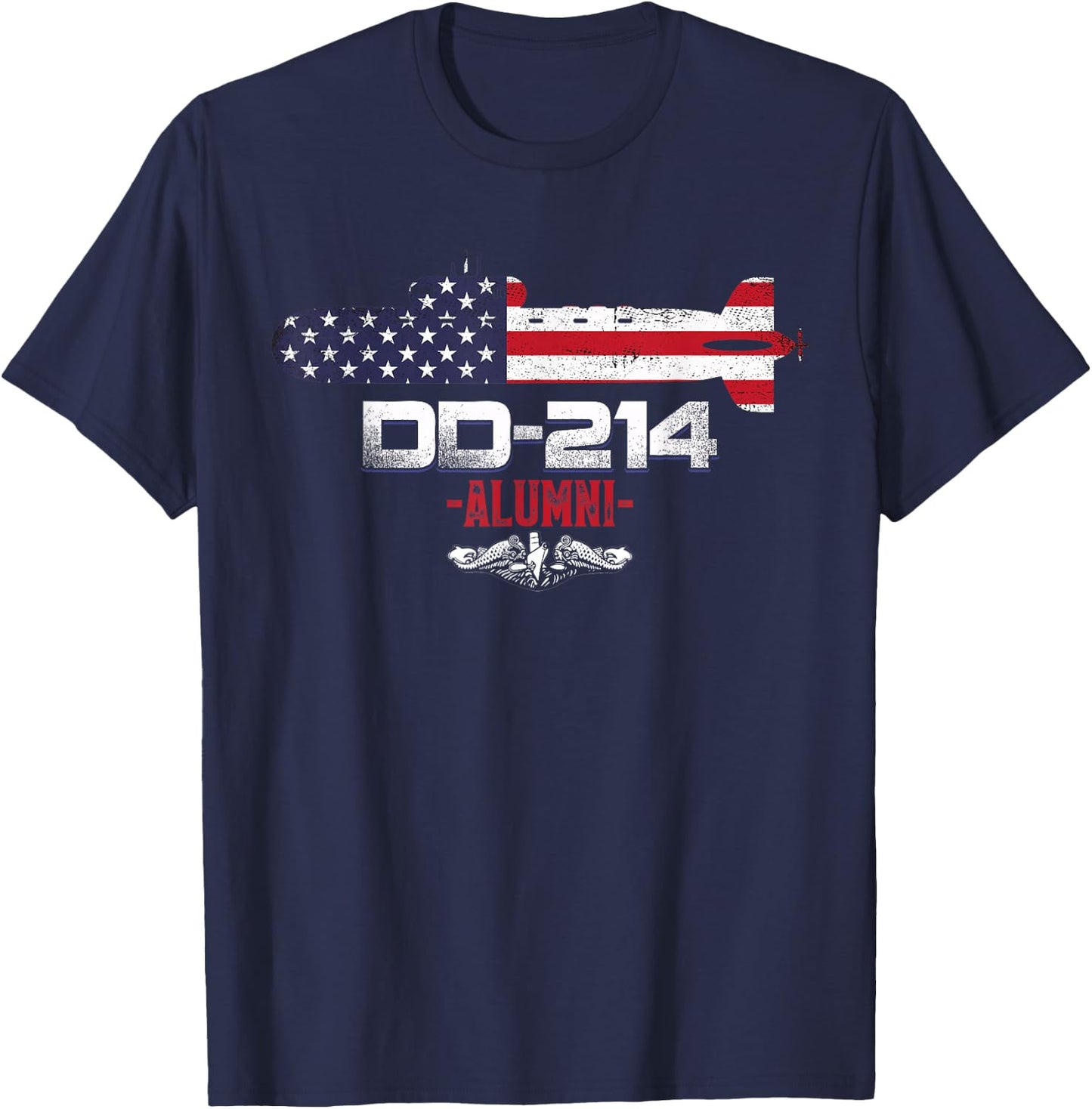 Submarine Veteran Military DD-214 Submarines Service Alumni T-Shirt - T-Shirt | Navy