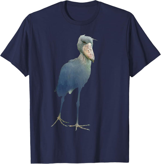 Schuhschnabel Abu Markub Bird Funny , black T-Shirt - T-Shirt | Navy