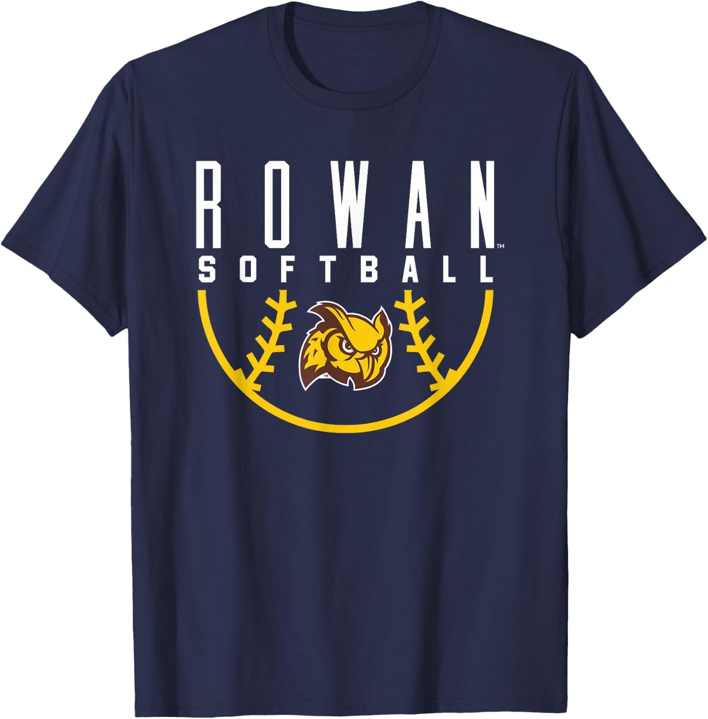 Rowan University Profs Softball Arch T-Shirt - T-Shirt | Navy