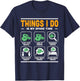Things I Do In My Spare Time Reptile Serpent Snake T-Shirt - T-Shirt | Navy