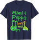 Kids Mimi And Poppa Love Me Grandson Dinosaurs T-Shirt - T-Shirt | Navy