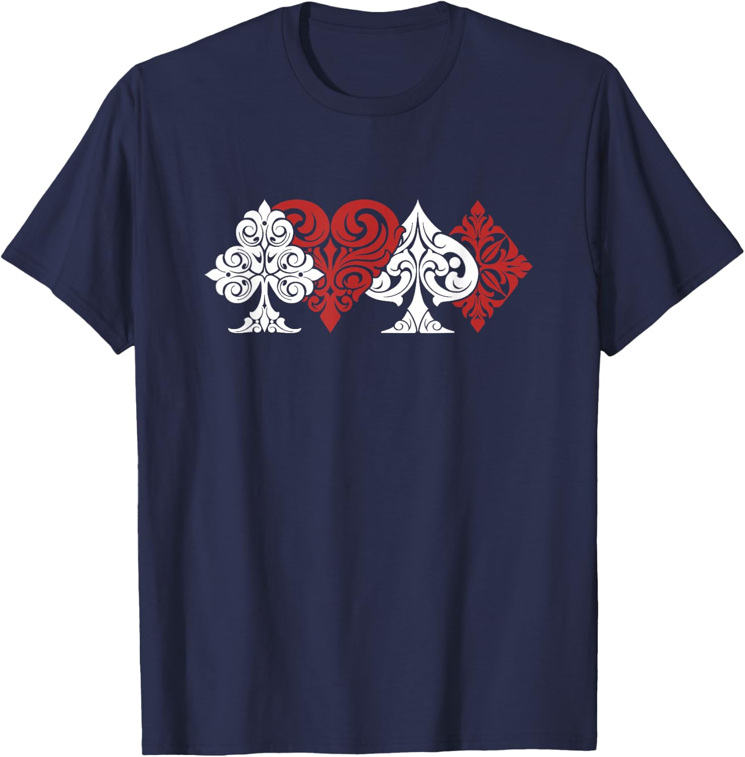Poker Gambling Gambler - Texas Holdem Cards Poker T-Shirt - T-Shirt | Navy