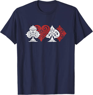 Poker Gambling Gambler - Texas Holdem Cards Poker T-Shirt - T-Shirt | Navy