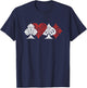 Poker Gambling Gambler - Texas Holdem Cards Poker T-Shirt - T-Shirt | Navy