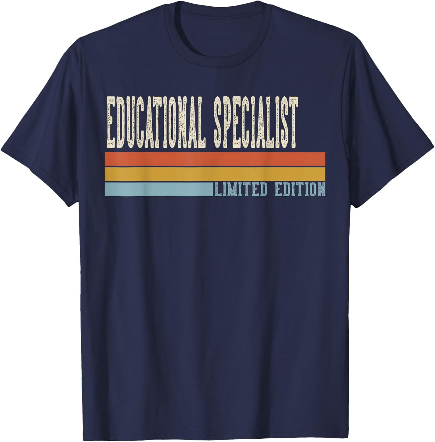 Educational Specialist Week Vintage Back to School Day T-Shirt - T-Shirt | Navy
