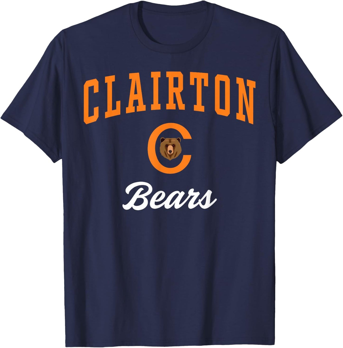 Clairton High School Bears T-Shirt - T-Shirt | Navy
