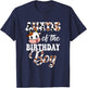 Auntie Of The Birthday Boy Cow Farm 1St Birthday Boy T-Shirt - T-Shirt | Navy