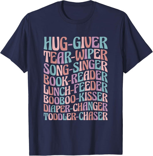 Daycare Provider Daycare Teacher Childcare Provider T-Shirt - T-Shirt | Navy