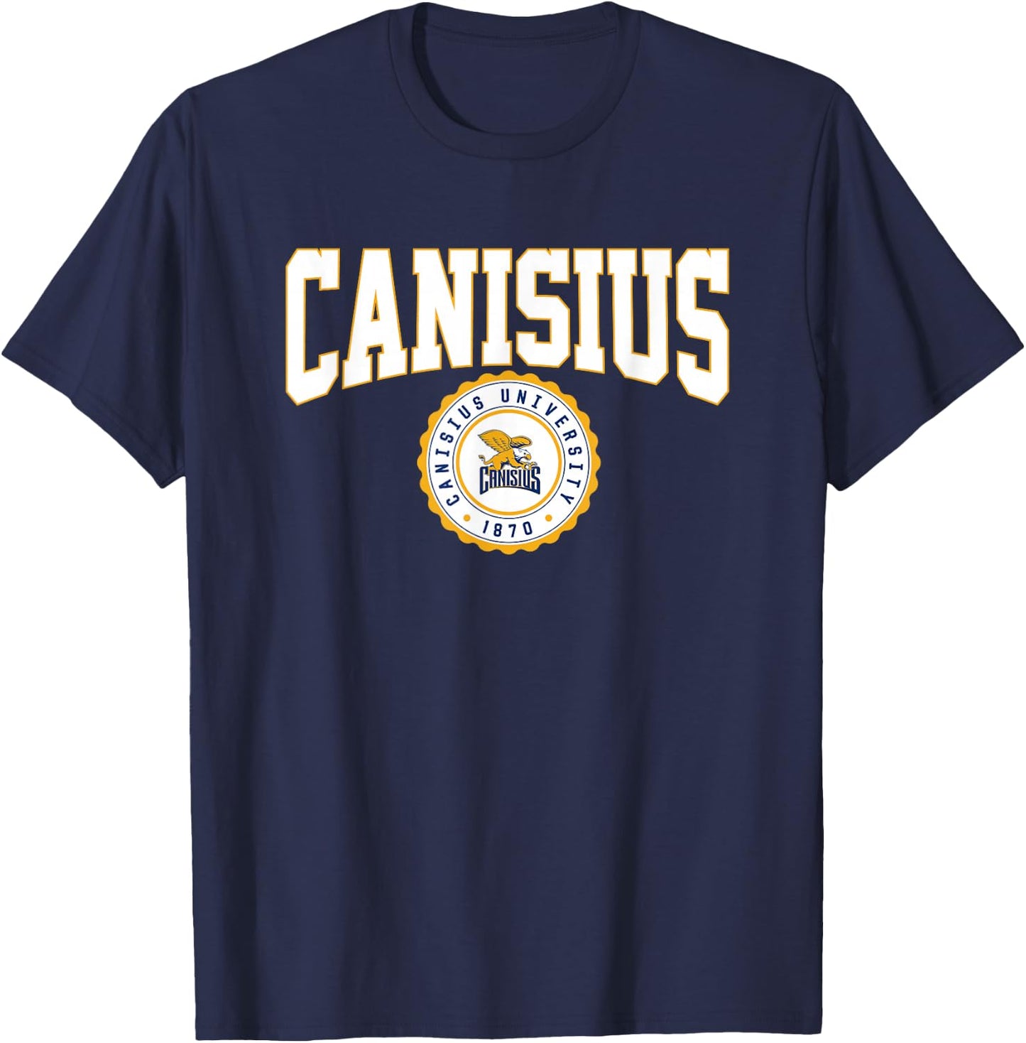 Canisius College Golden Griffins Collegiate Seal T-Shirt - T-Shirt | Navy