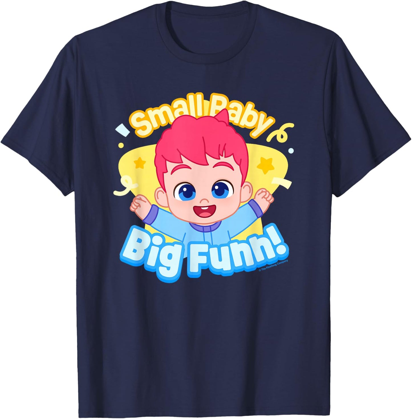 Bebefinn Small Baby Big Fun T-Shirt - T-Shirt | Navy