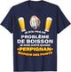 Rugby USAP Supporter Perpignan Essays And Aperitif Beer , Black, S T-Shirt - T-Shirt | Navy