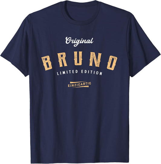 Men's Bruno Limited Edition , black T-Shirt - T-Shirt | Navy