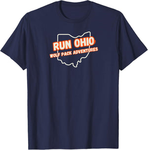 Run Ohio T-Shirt - T-Shirt | Navy