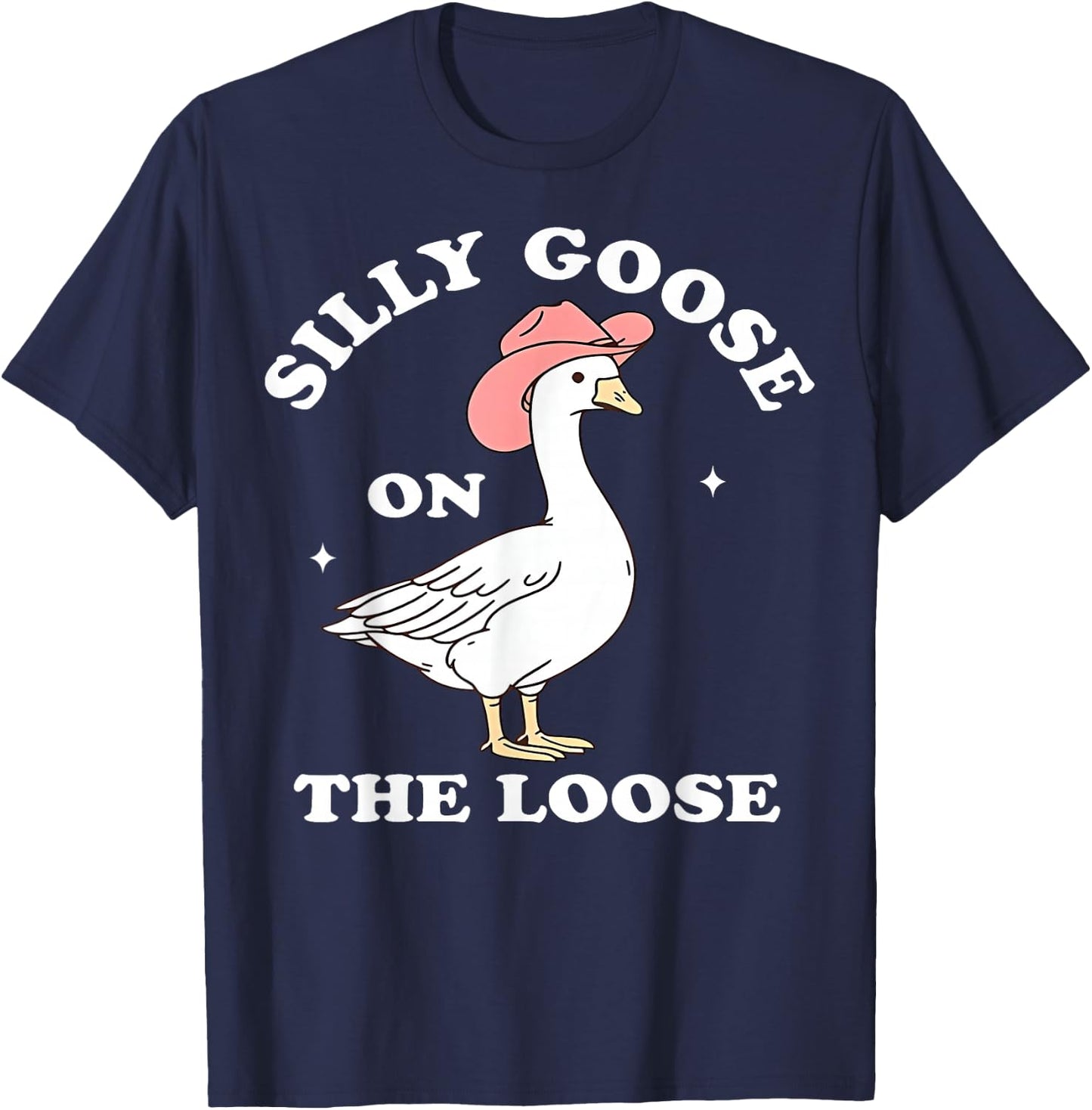 Silly Goose On The Loose T-Shirt - T-Shirt | Navy