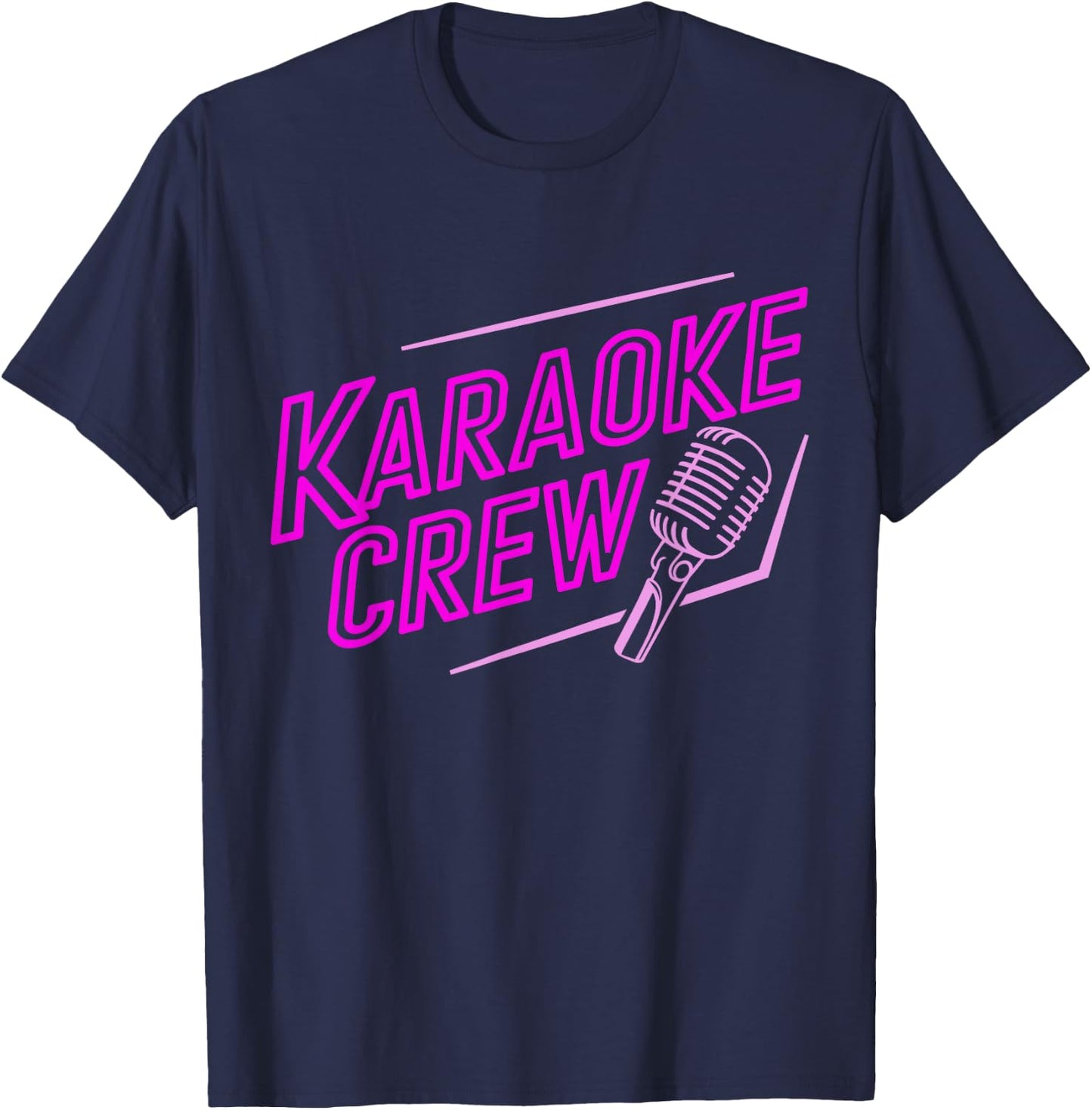 Karaoke Singer Singing Karaoke Crew Karaoke Squad T-Shirt - T-Shirt | Navy