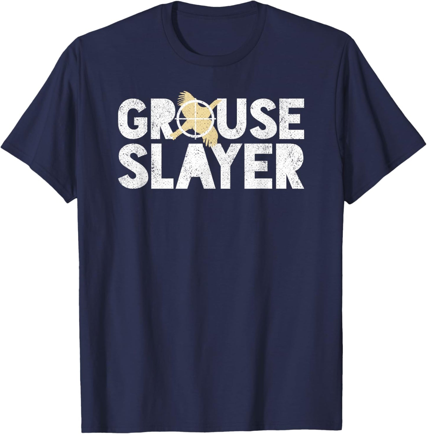 Grouse Slayer Funny Grouse Hunting Humor T-Shirt - T-Shirt | Navy