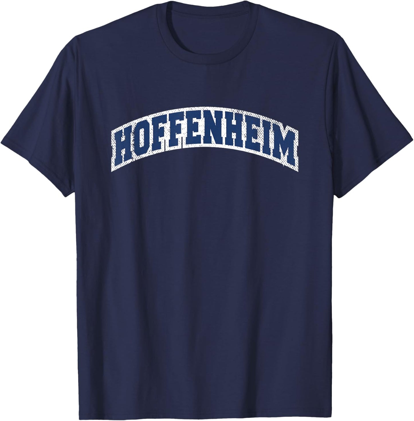 Hoffenheim Germany Vintage Varsity Style , black, s T-Shirt - T-Shirt | Navy