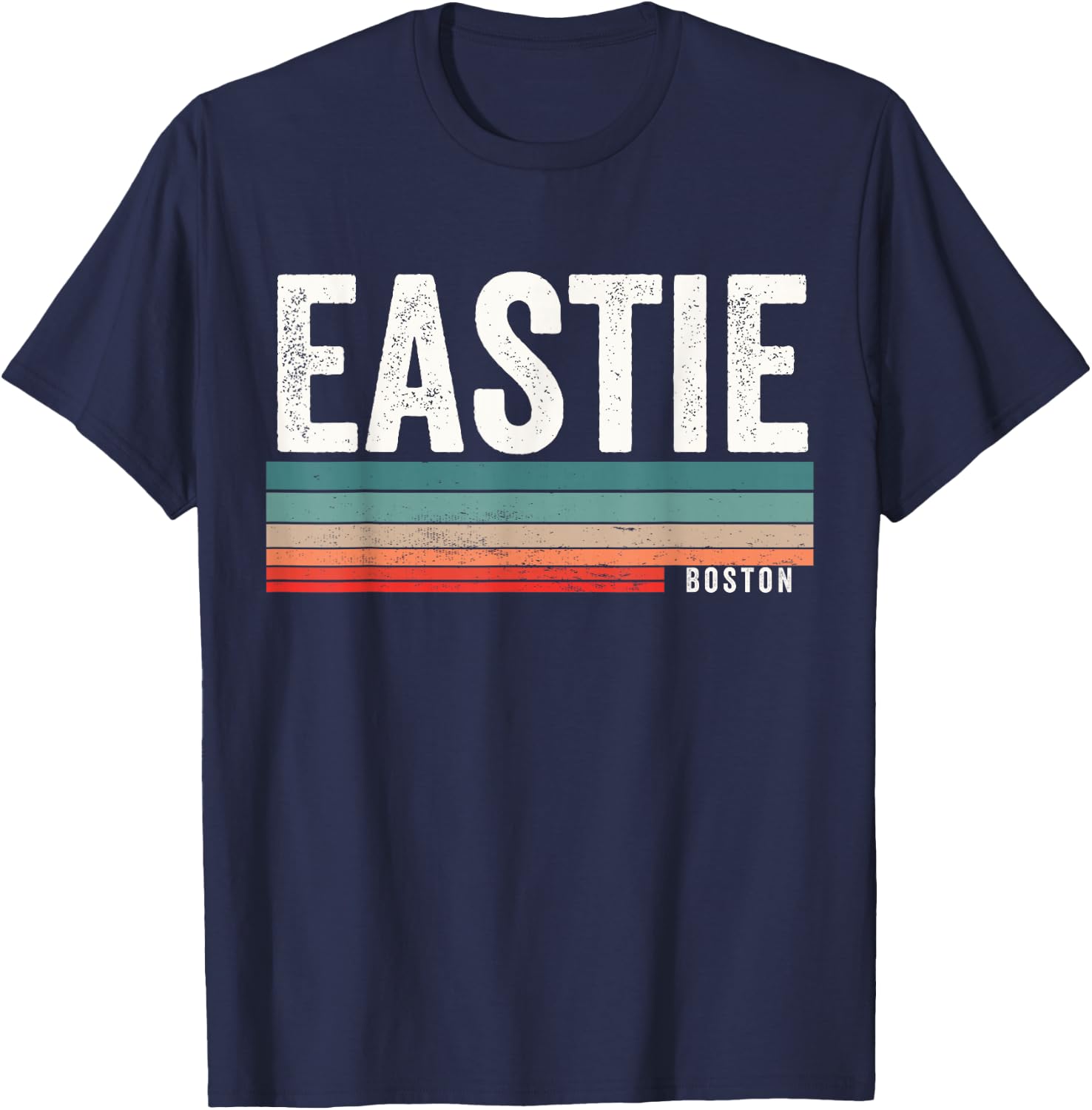 Eastie Boston Massachusetts, East Boston Eastie T-Shirt - T-Shirt | Navy