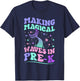 Prek back to school mermaid making magical waves in Pre-K T-Shirt - T-Shirt | Navy