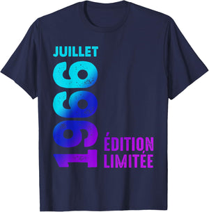 Édition limitée 1966 juillet 1966 rétro année 1966 T-Shirt - T-Shirt | Navy