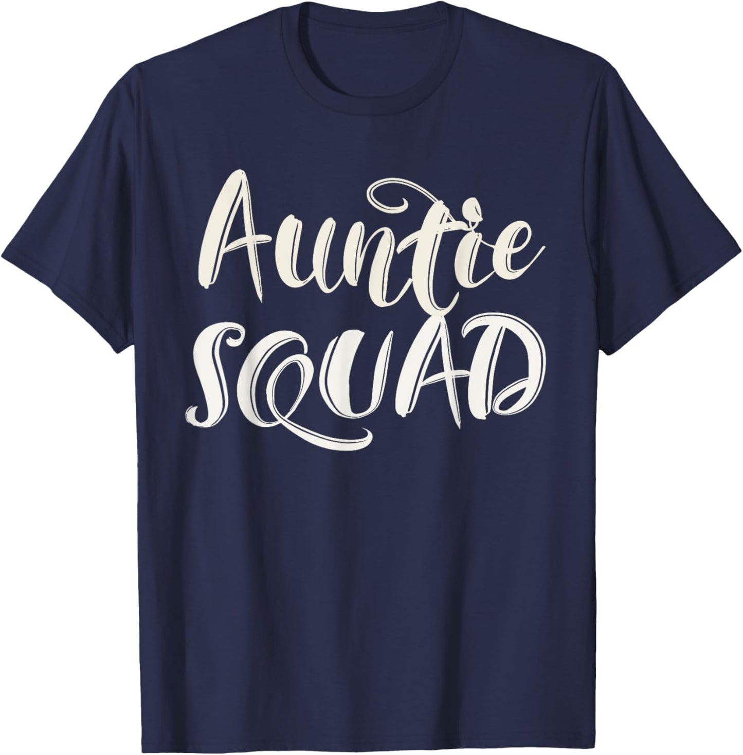 Aunt Auntie Squad Team T-Shirt - T-Shirt | Navy