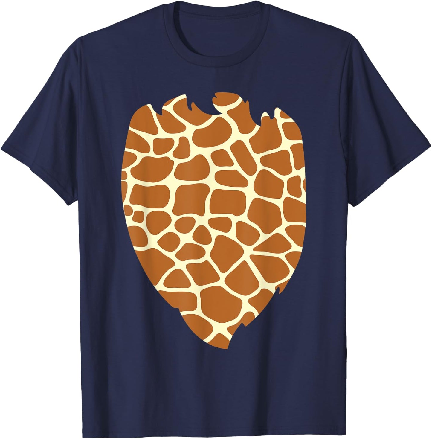 DIY Costume Child Giraffe Belly Costume Boys Girls Children , brown, s T-Shirt - T-Shirt | Navy