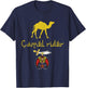 Nobles Shriner Camel Rider Emblem Masonic Father's Day T-Shirt - T-Shirt | Navy