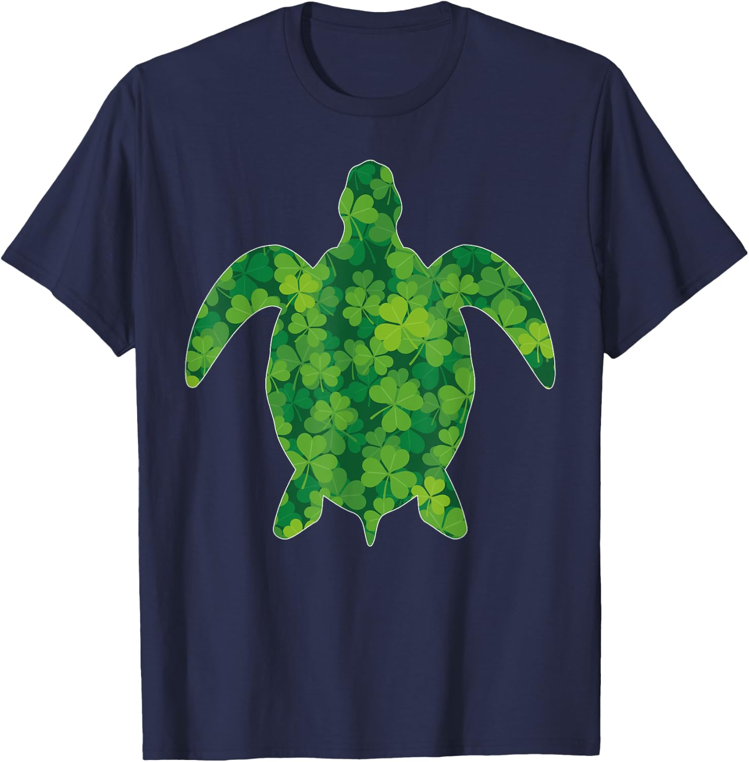 Irish Turtles St Patricks Day Shamrock Boys Women Kids Men T-Shirt - T-Shirt | Navy