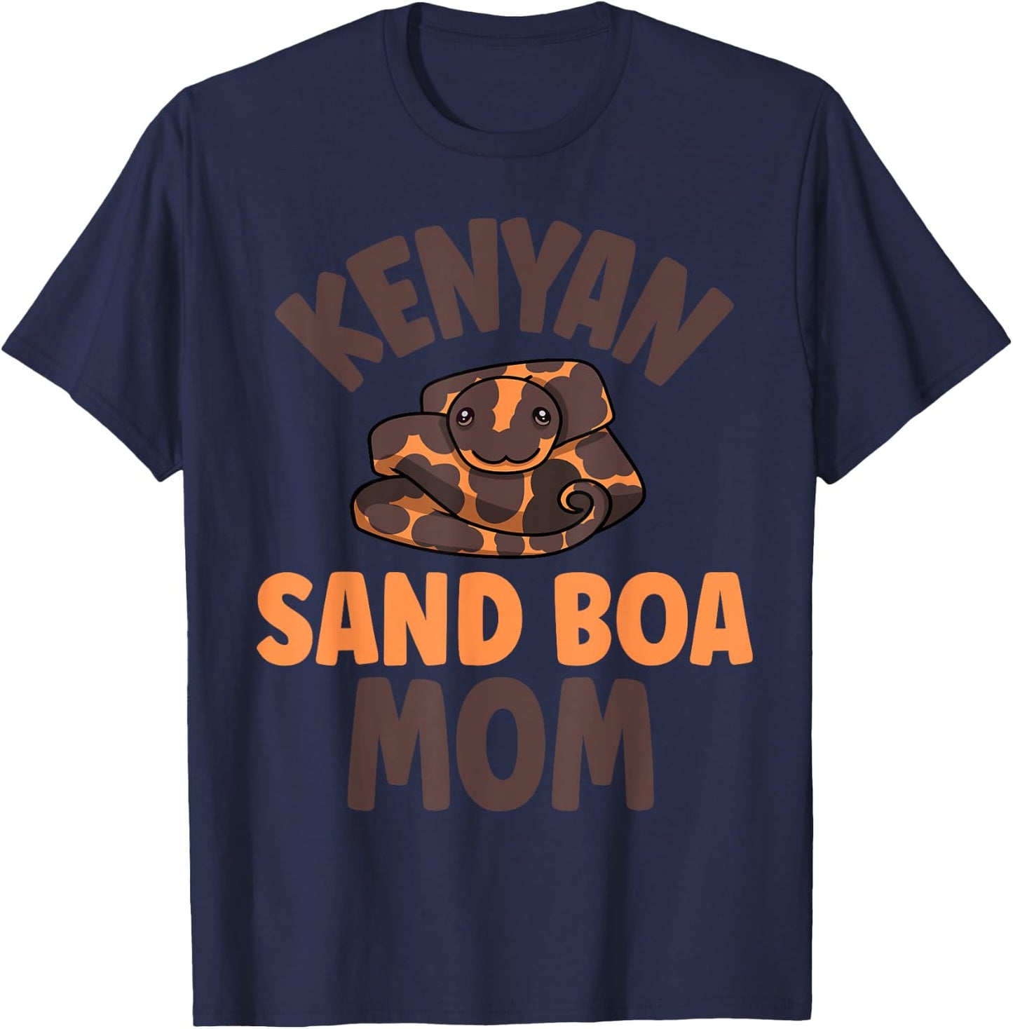 Cute Boa Owner Kenyan Sand Boa Mom T-Shirt - T-Shirt | Navy