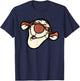 Disney Winnie the Pooh Tigger Happy Big Face Costume , Black, S T-Shirt - T-Shirt | Navy