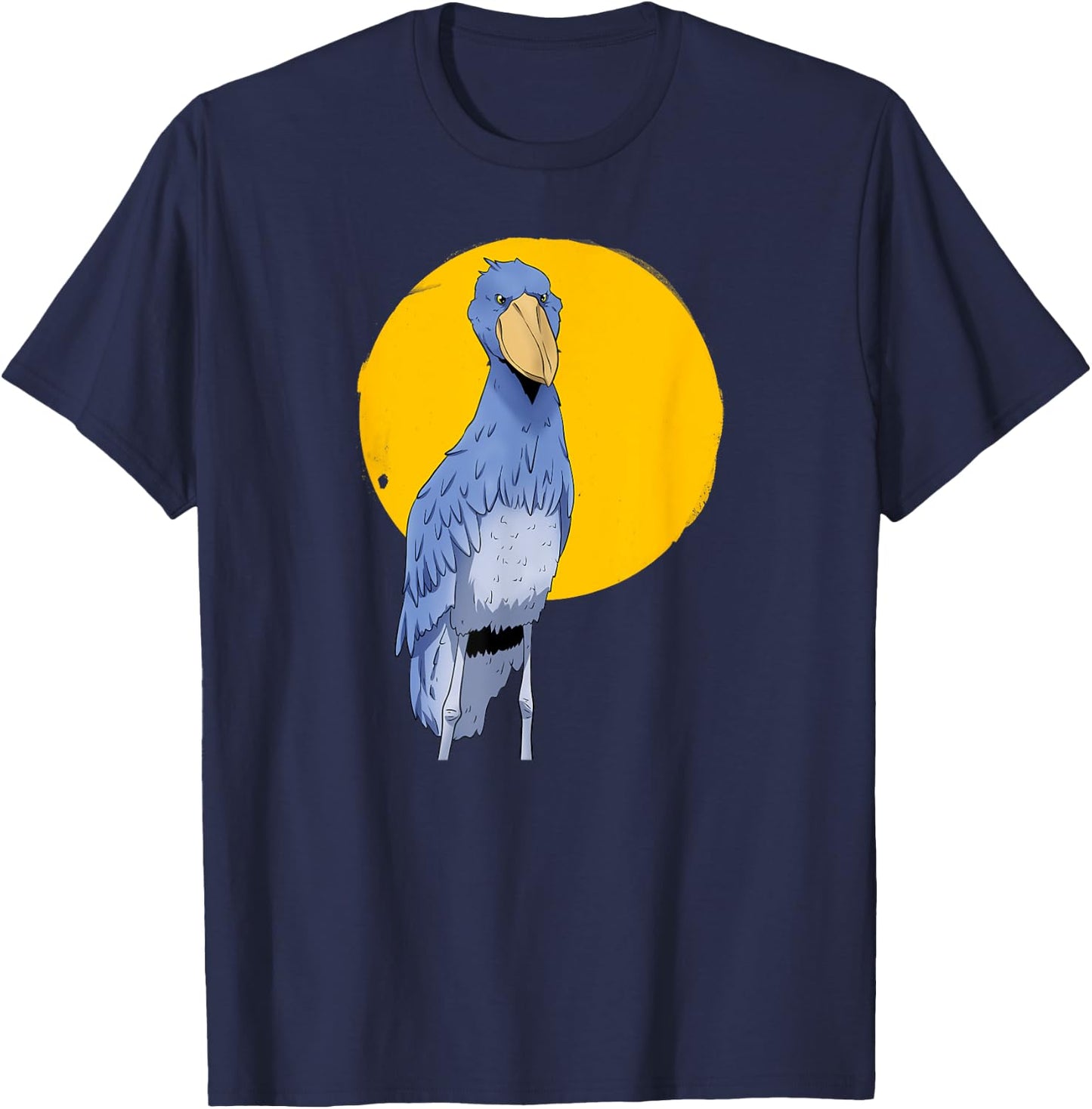 Schuhschnabel Vogel Ornithologe Walfischschnabel Tier T-Shirt - T-Shirt | Navy