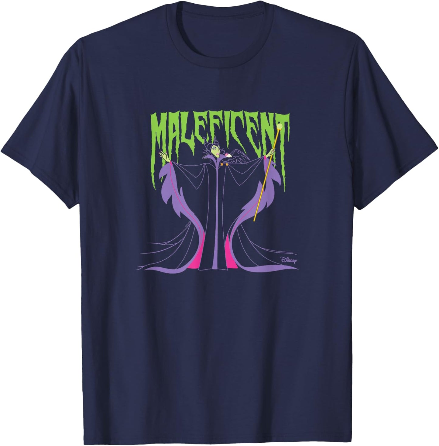 Disney Villians - Maleficent T-Shirt - T-Shirt | Navy