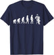 Accordeon Evolution Passion Men Women Child , Black, S T-Shirt - T-Shirt | Navy